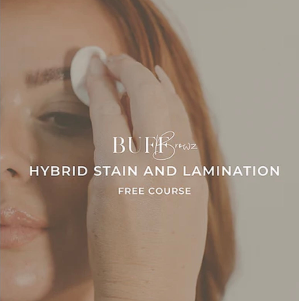 Hybrid Brow Stain and Browlamination