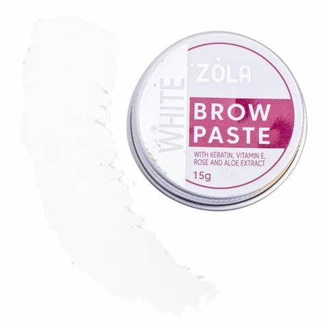Brow paste white