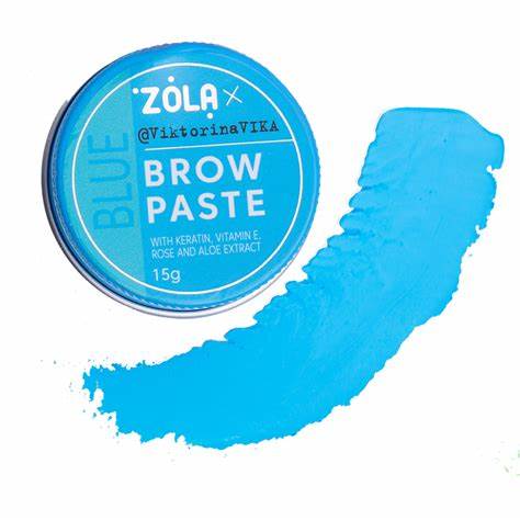 Brow paste blue