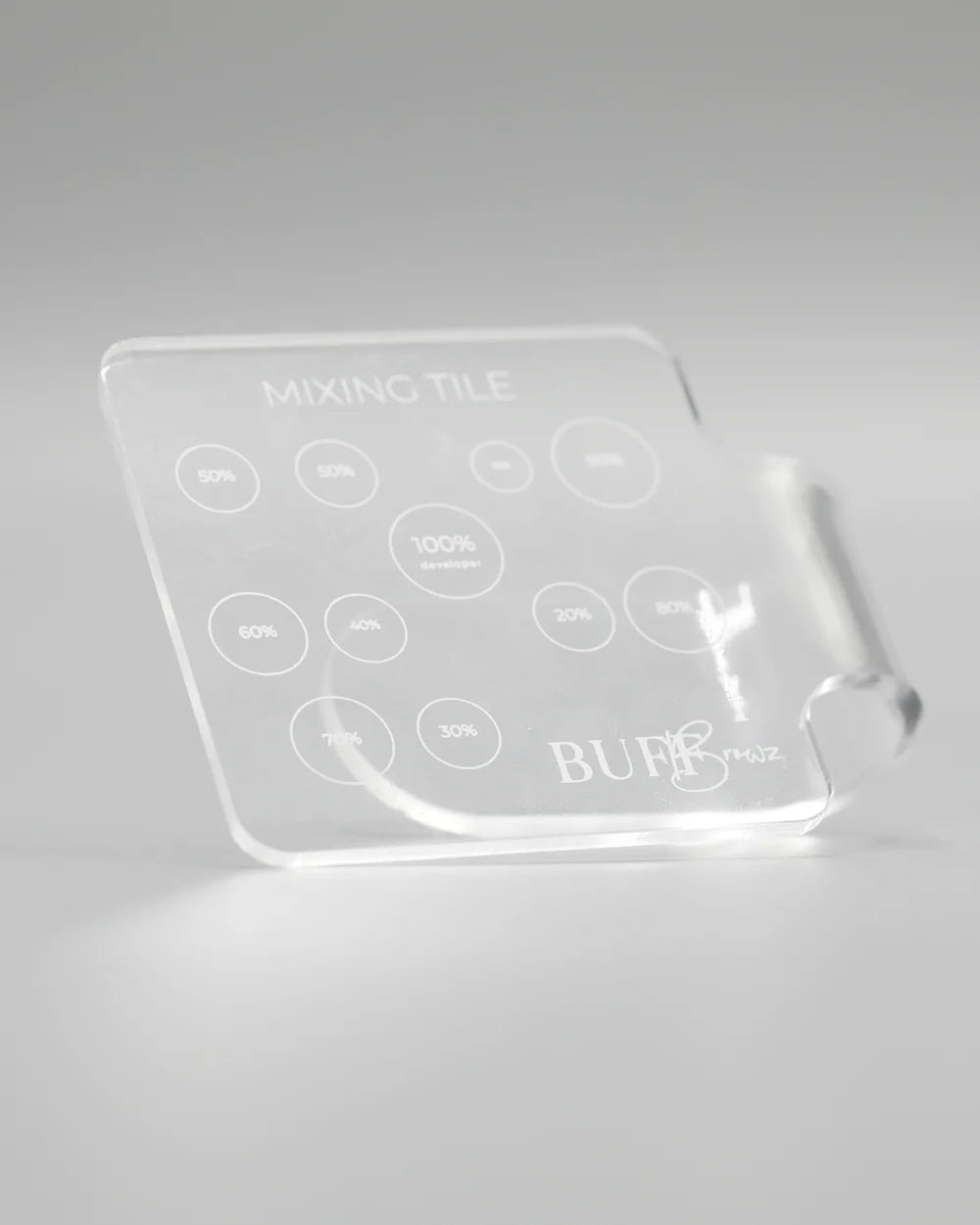 Buff Browz Mixing Tile