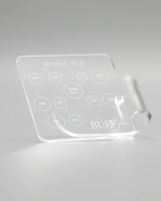 Buff Browz Mixing Tile